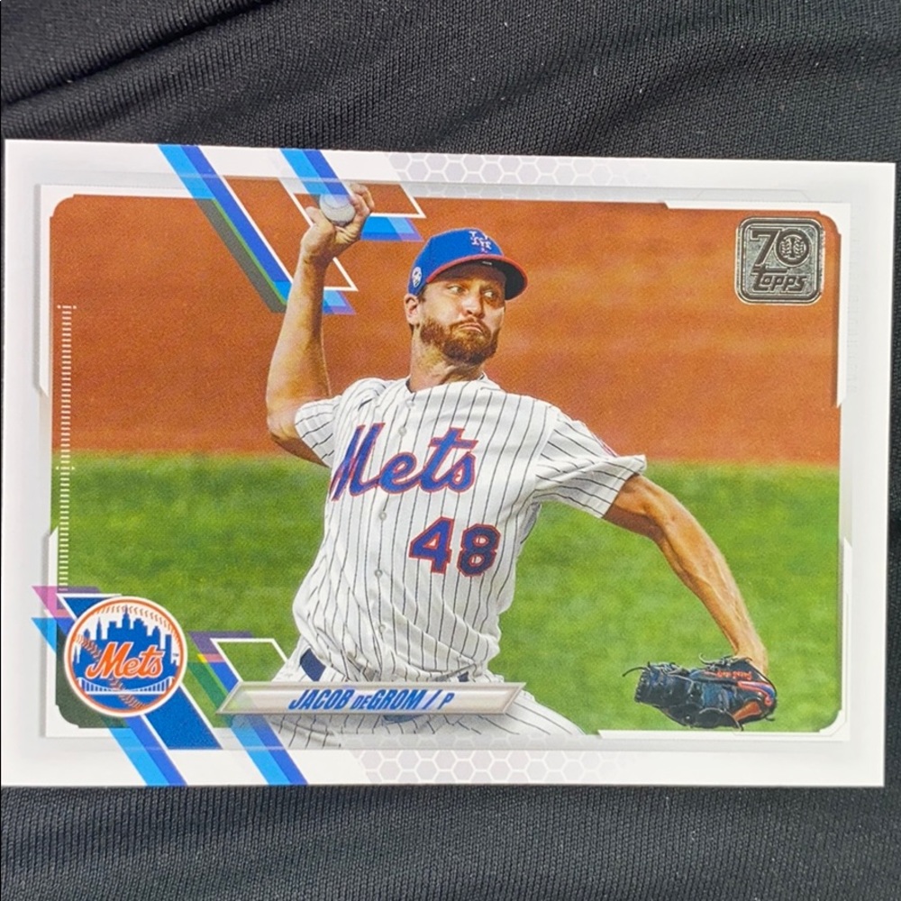 2021 topps now Jacob DeGrom card